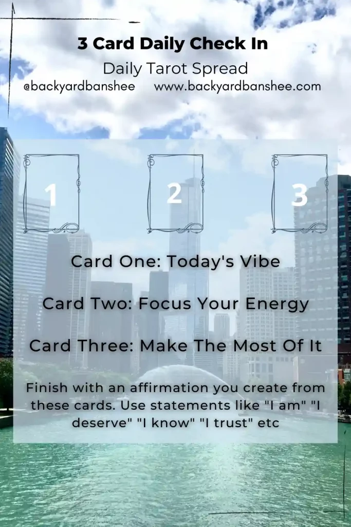 3-card daily tarot spread